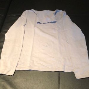 Blue gray turtleneck sweater